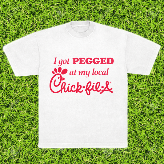 I GOT PEGGED TEE